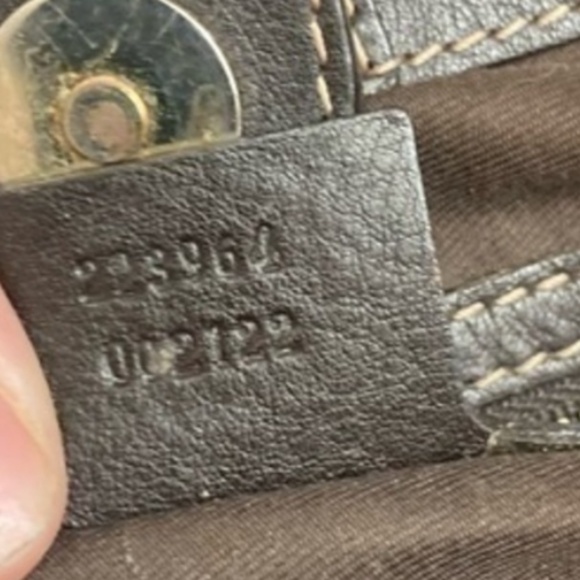 Gucci Brown GG Crystal Canvas and Leather Mix Tote bag - Picture 11 of 16